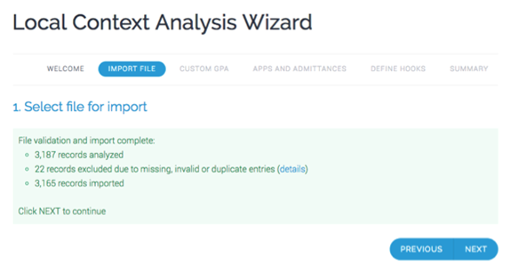 How To Import Data For Local Context (For High School Counselors ...